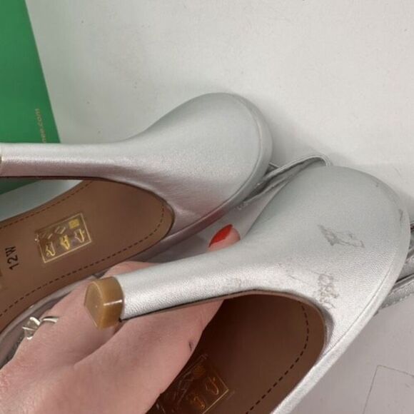 NWT J.Reneé Tadma Glass Slipper Rhinestone Pumps Heels Size 12W Cocktail Wedding - Picture 8 of 10